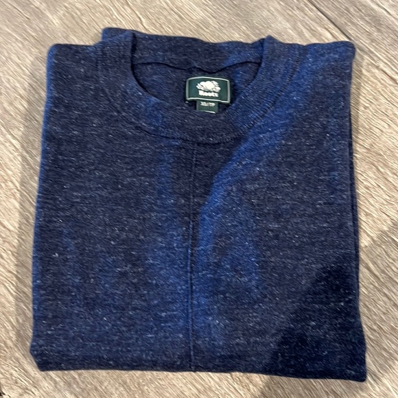 Navy Blue Cotton Roots Sweater - Picture 1 of 5